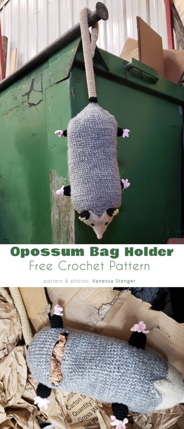 Animal Plastic Bag Holder Keeper Free Crochet Patterns Your Crochet
