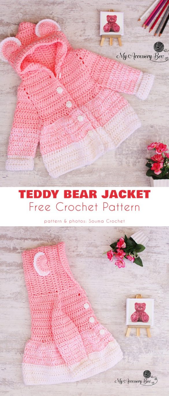 Teddy Bear Jacket Free Crochet Patterns Your Crochet