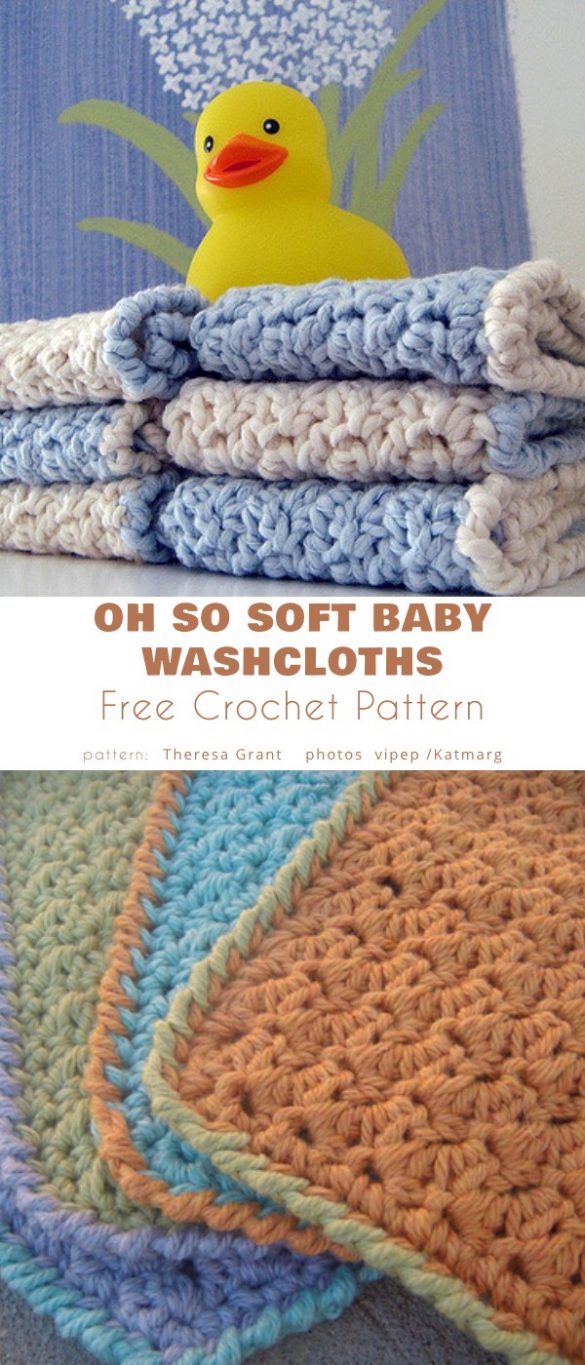 Soft Baby Washcloth Free Crochet Patterns Your Crochet