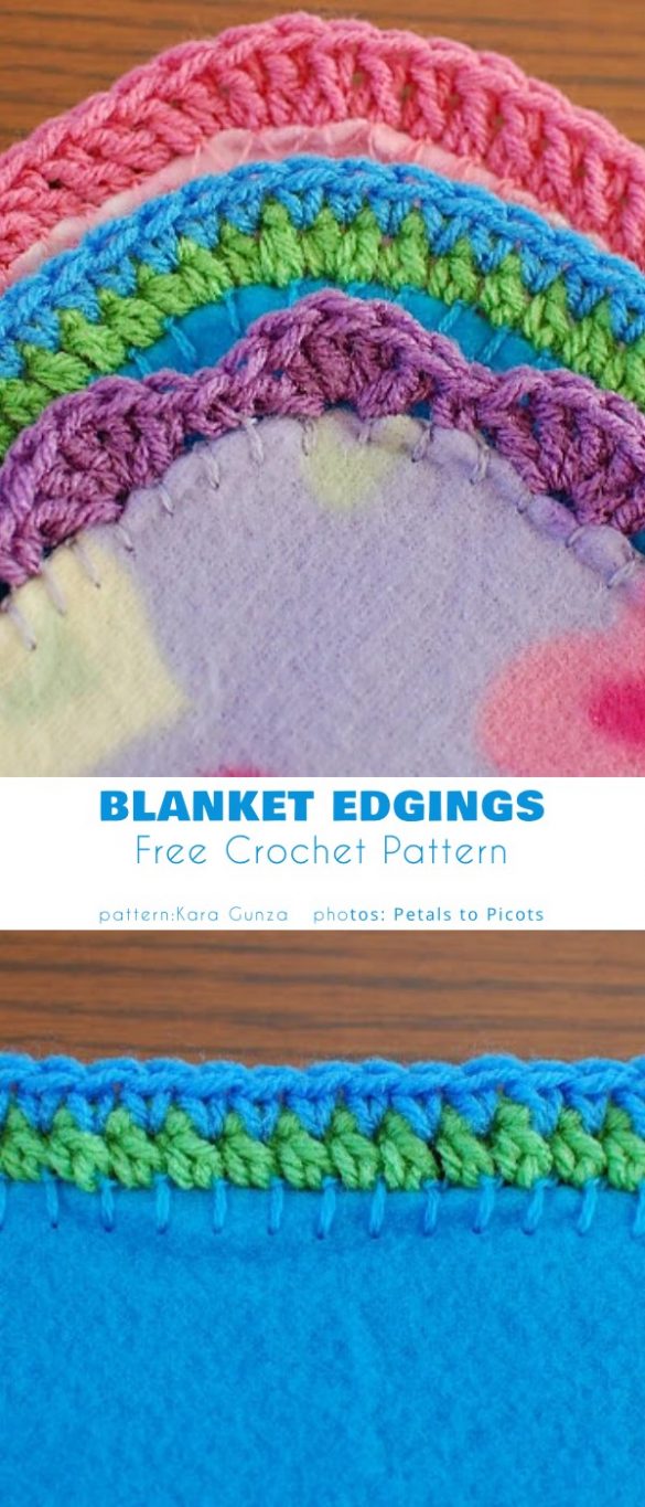 Polar Fleece Baby Blanket Edgings Free Cochet Patterns Your Crochet
