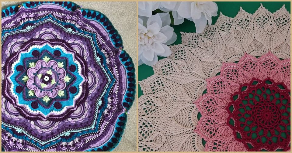 Mystical Mandala Doily Free Crochet Patterns