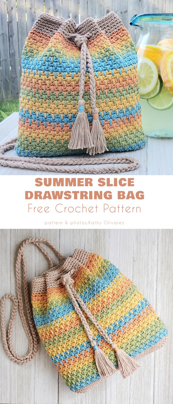 Drawstring Bucket Bag Free Crochet Patterns Your Crochet