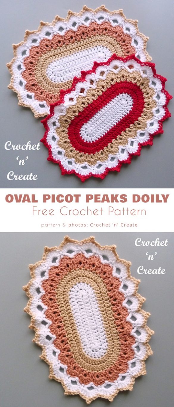 Oval Doily Free Crochet Patterns Your Crochet 