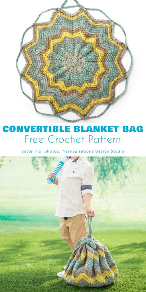 Blanket to Bag Convertible Free Crochet Patterns Your Crochet