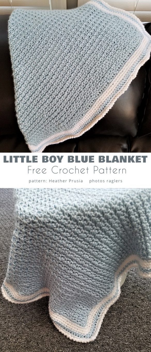 Little Boy Blue Baby Blanket Free Crochet Patterns Your Crochet