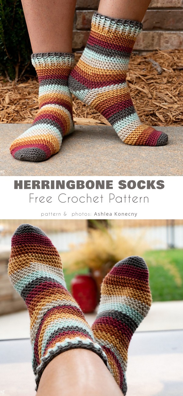 Herringbone Socks