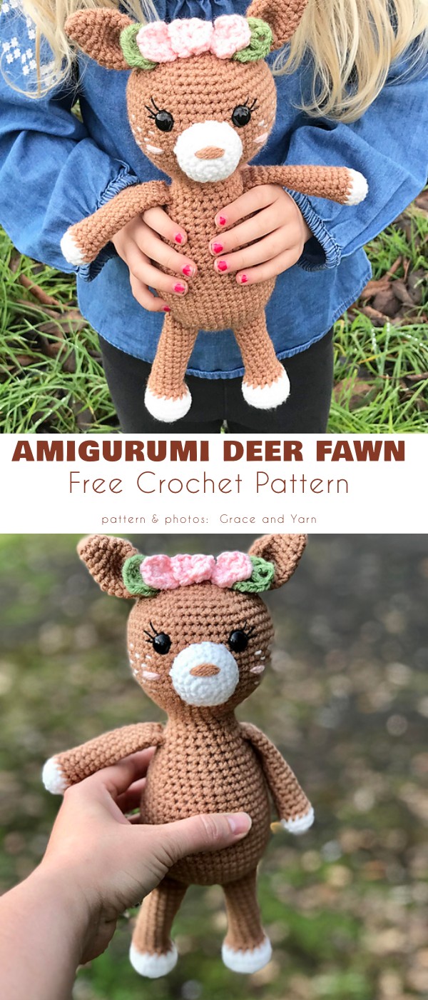 Fawn Amigurumi Free Crochet Pattern • Spin a Yarn Crochet