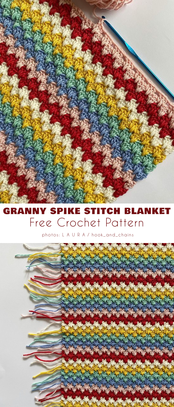 Granny Spike Stitch Blanket