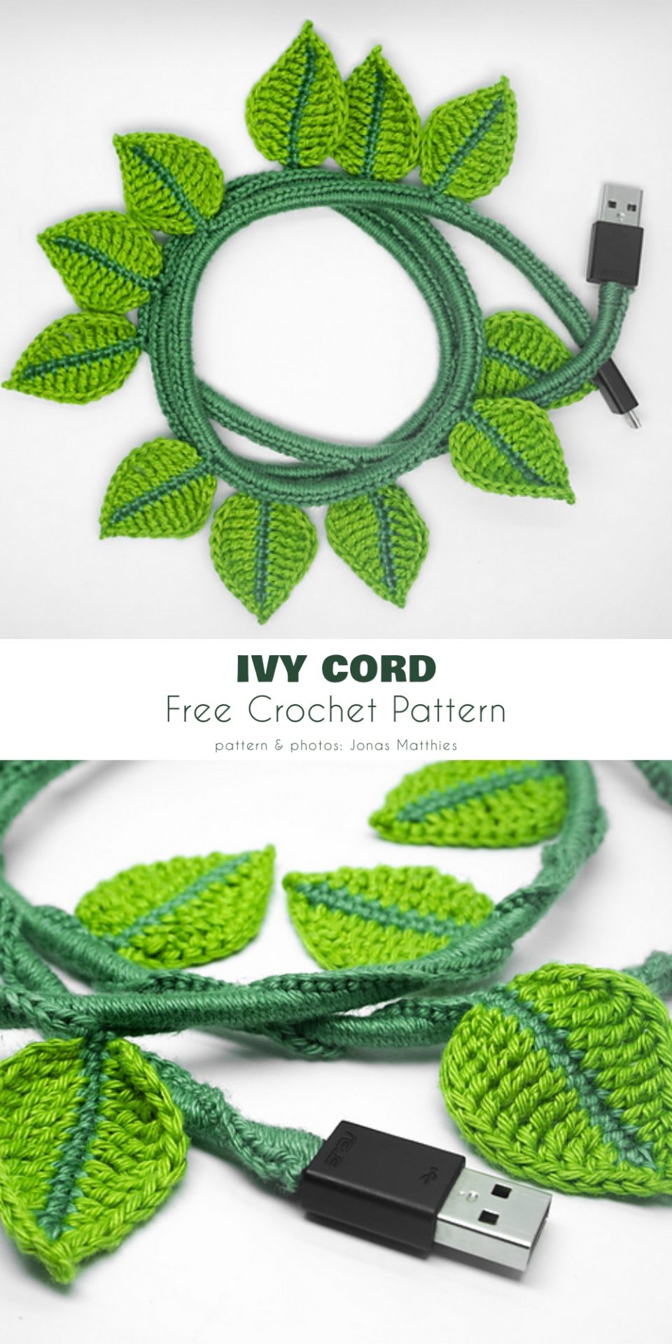 crocheted cord covers – not your average crochet