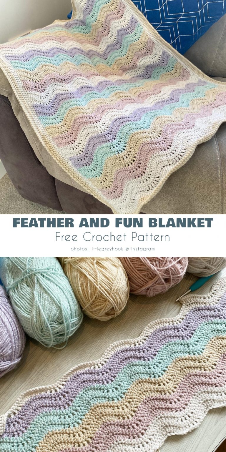 Feather and Fun Blanket Ideas and Free Pattern Your Crochet