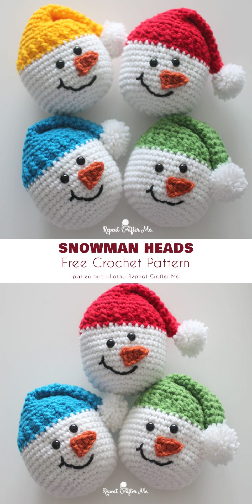 Snowmen Heads Ornament