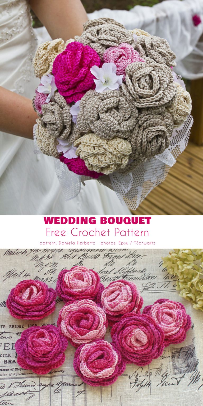 Individual Roses Crochet 5 Crocheted Rose Ideas and Free Patterns - Your Crochet