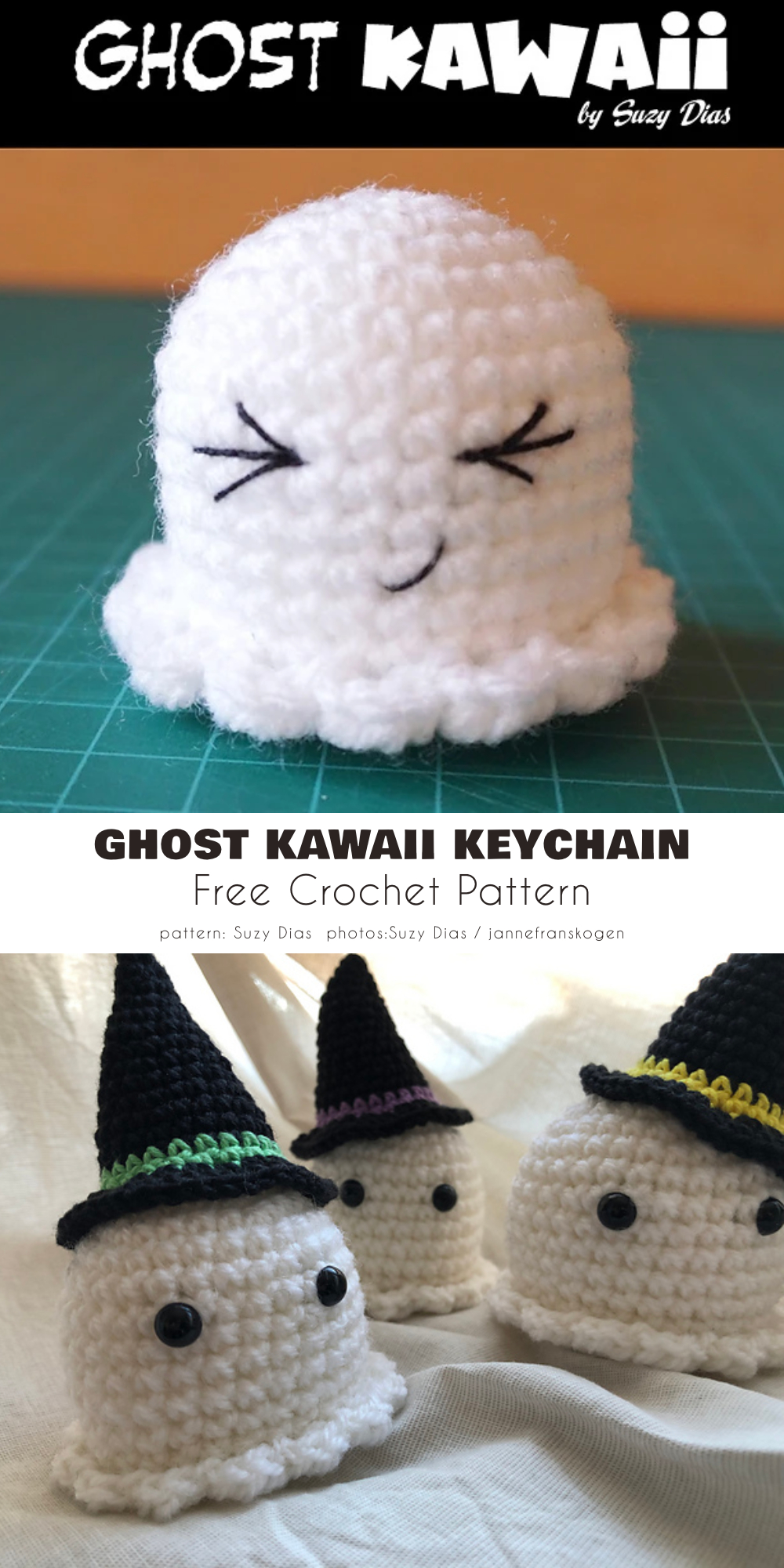 Ghost Cute Kawaii Key Chain