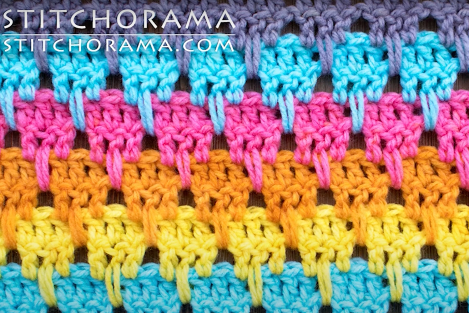 Larksfoot Stitch Sample